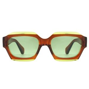 Ryan Simkhai Green and Brown Sunglasses
